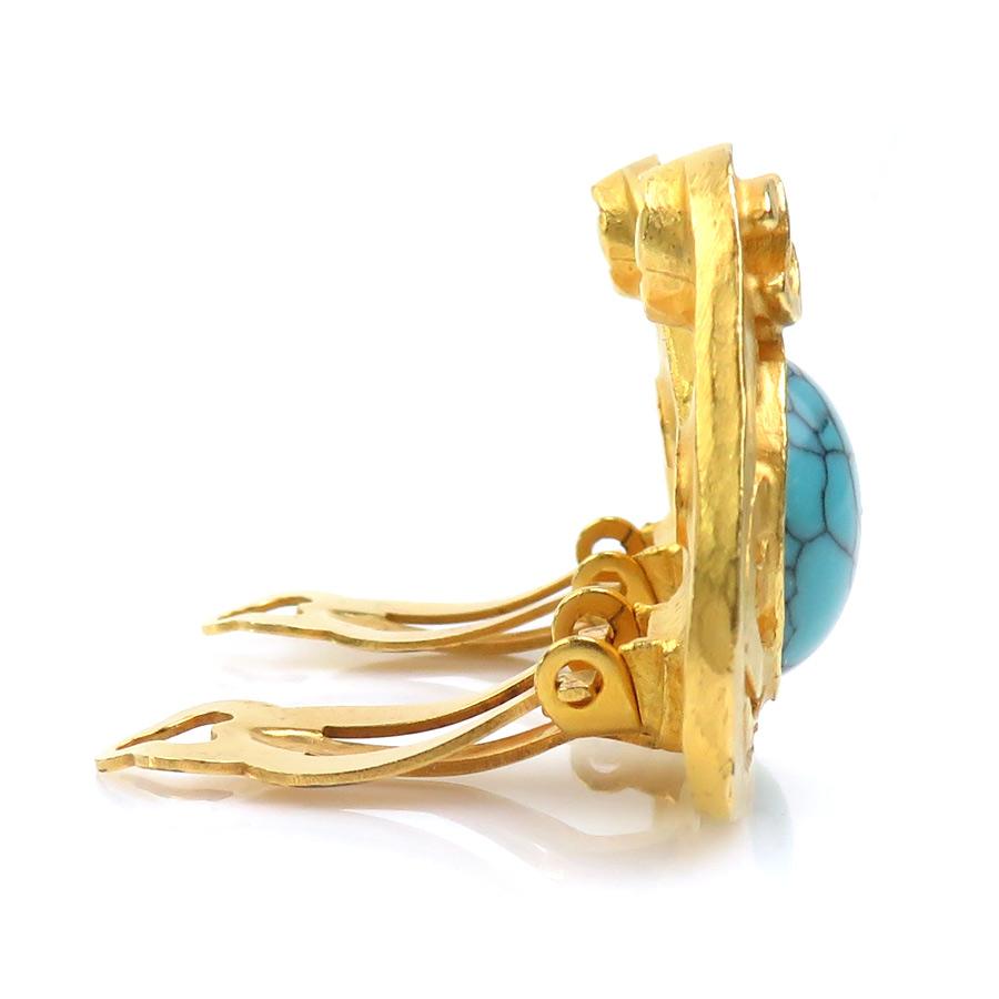 CHANEL（シャネル） イヤリング ココマーク メタル/ストーン ゴールド