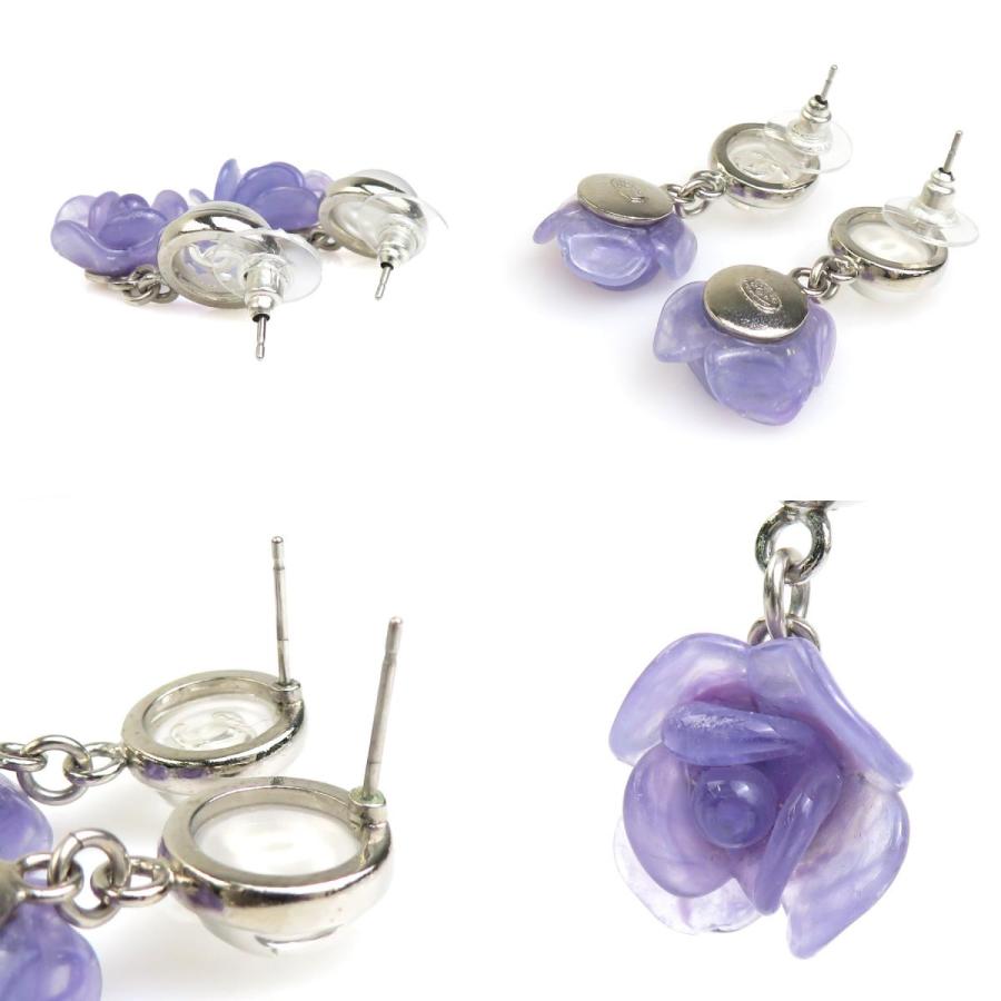 CHANEL（シャネル） ピアス ココマーク カメリア メタル/レジン