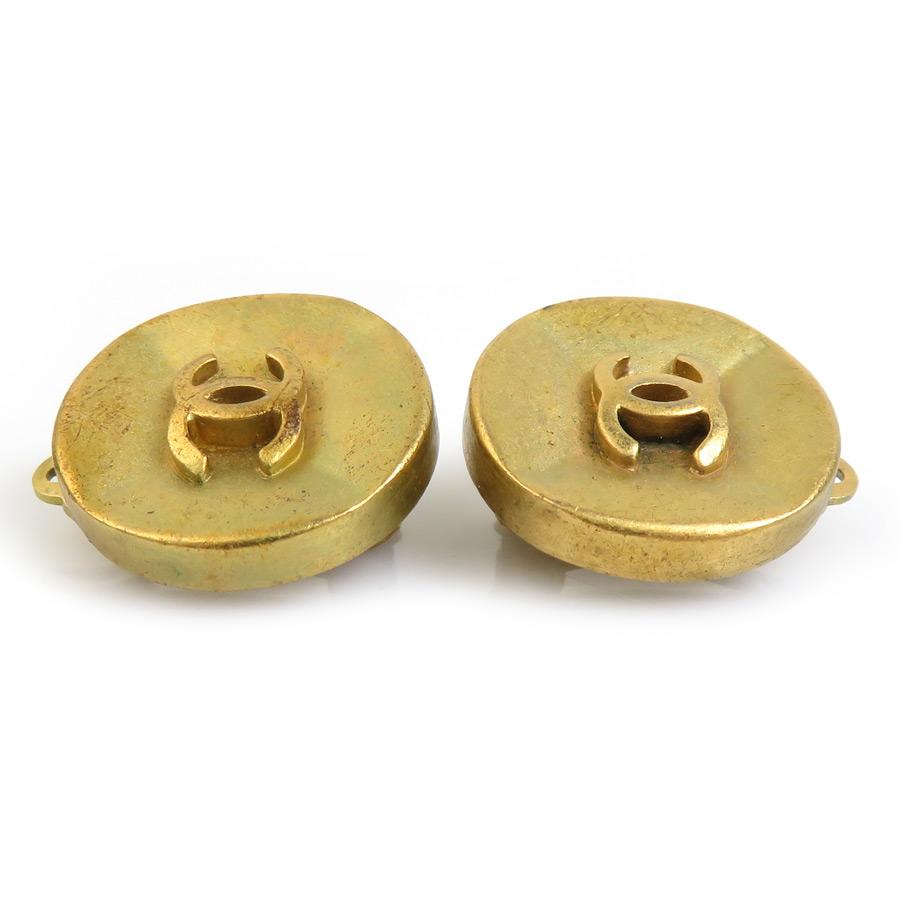 CHANELイヤリング CHANEL シャネル イヤリング ココマーク メタル ゴールド