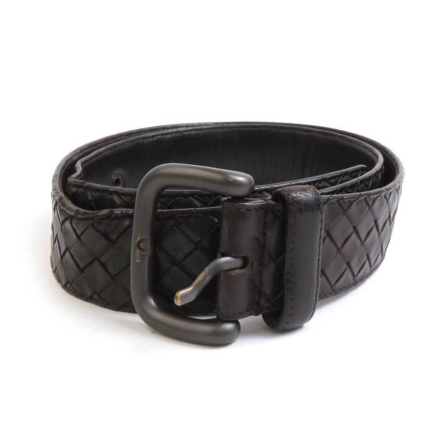 ボッテガヴェネタ ベルト レザー イントレチャート メンズ ダークブラウン ボッテガヴェネタ BOTTEGAVENETA ベルト イントレチャート