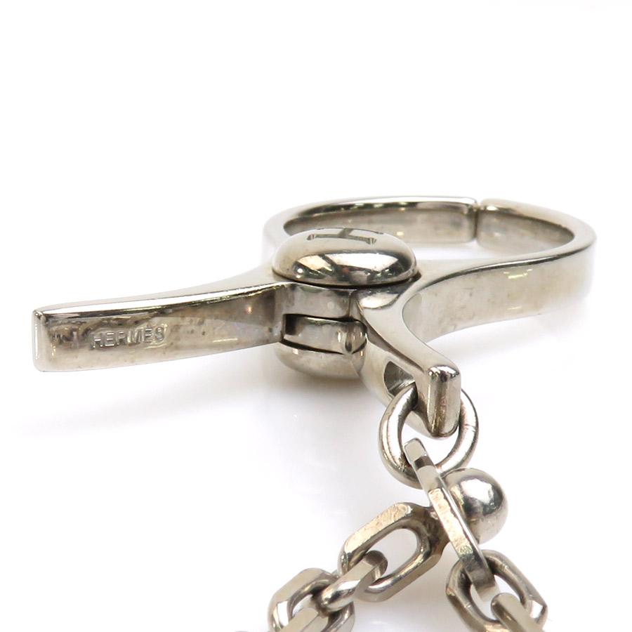 HERMES エルメス チャーム グローブホルダー フィロー メタル シルバー