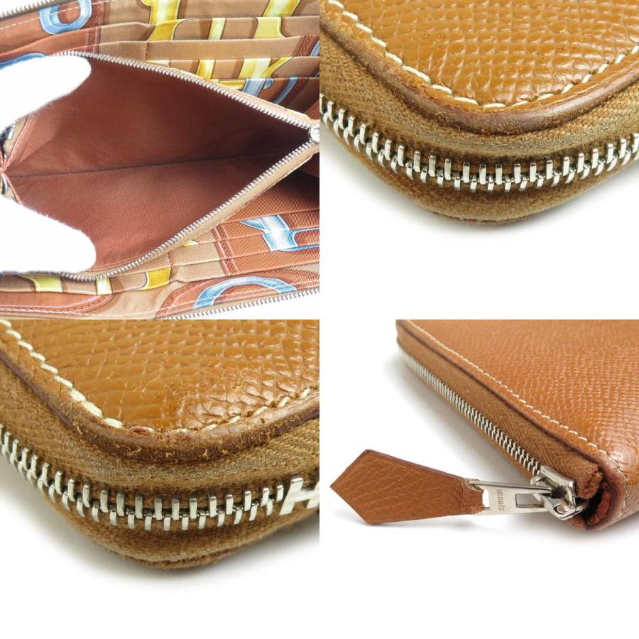 HERMES（エルメス） ラウンドファスナー長財布 アザップロング シルク