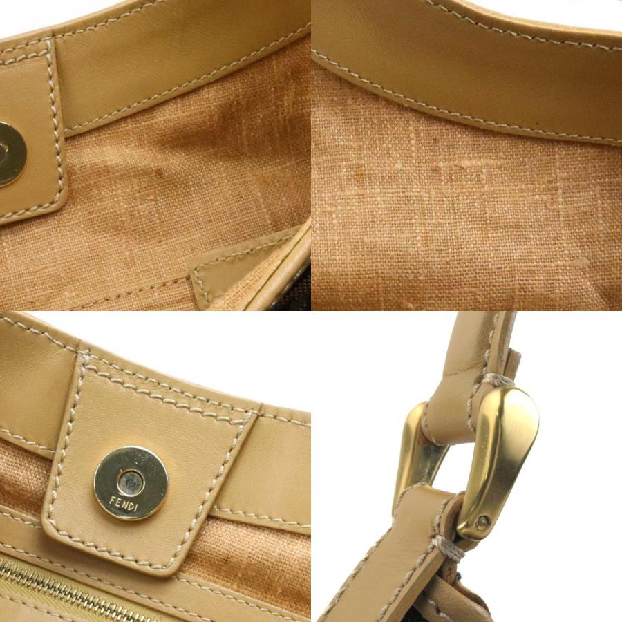 FENDI（フェンディ） ショルダーバッグ ズッカ キャンバス/レザー
