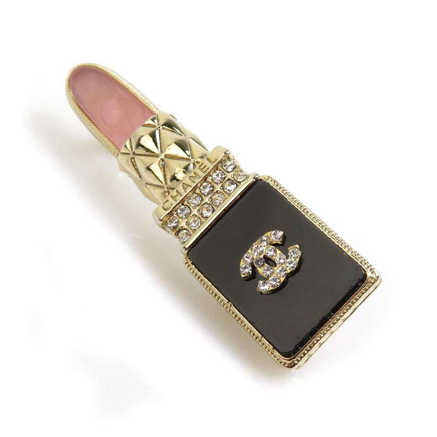 CHANEL（シャネル） ブローチ ココマーク リップスティック メタル