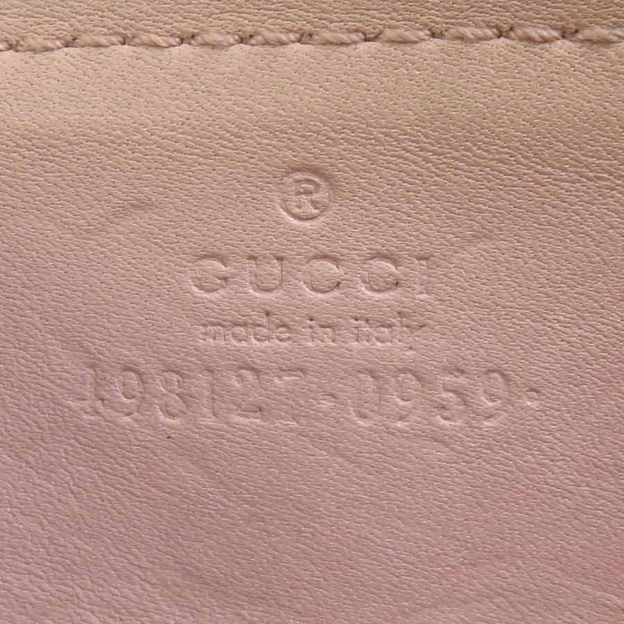 GUCCI（グッチ） キーケース GGマーモント レザー/メタル ピンク