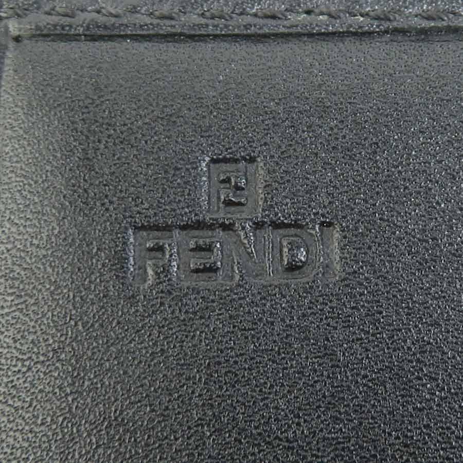 FENDI（フェンディ） 長財布 ズッキーノ キャンバス/レザー ブラック
