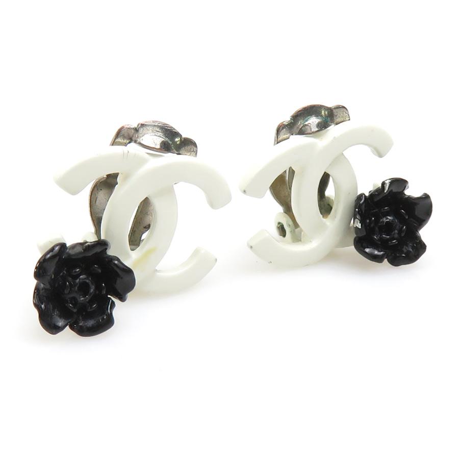 CHANEL（シャネル） イヤリング ココマーク カメリア メタル/エナメル