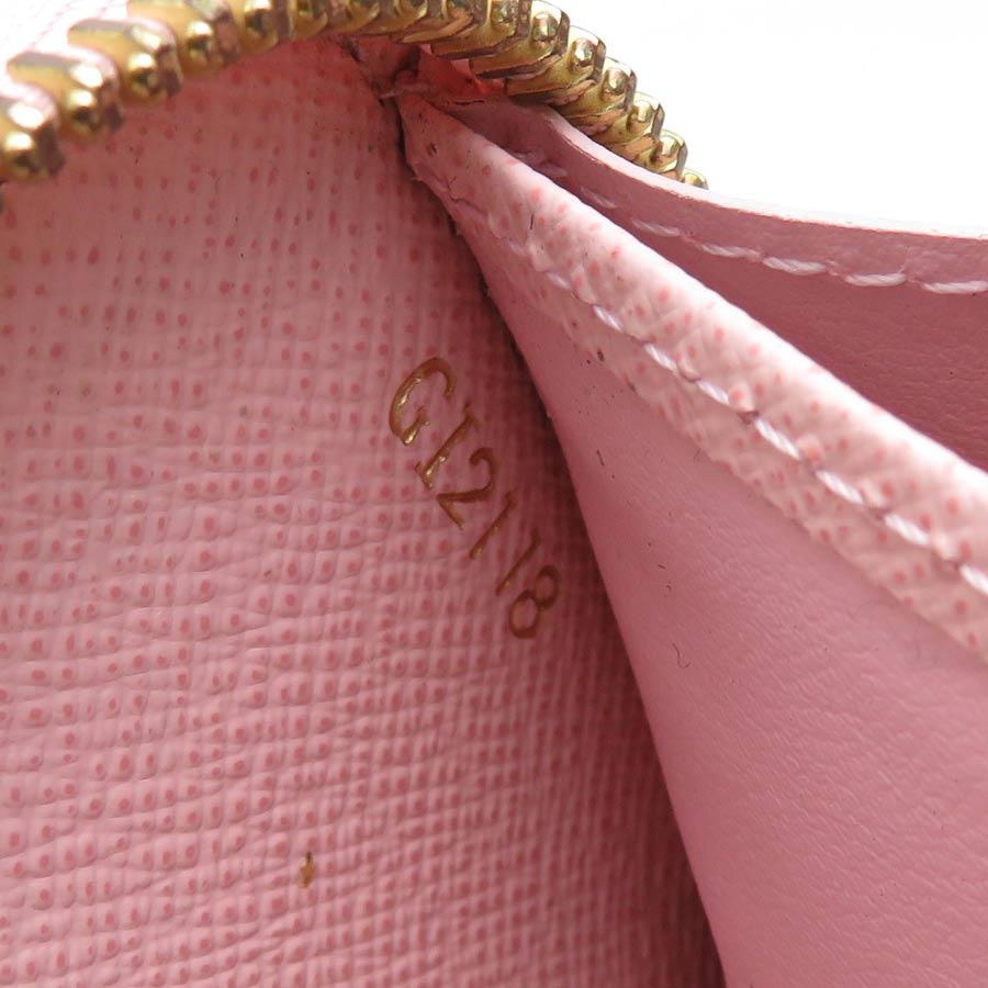ルイ ヴィトン LOUIS VUITTON ラウンドファスナー長財布 ダミエアズール ジッピーウォレット ダミエアズールキャンバス アズール/ピンク レディース 送料無料【中古】 e60162a LOUIS VUITTON - ルイ ヴィトン LOUIS VUITTON ラウンドファスナー長