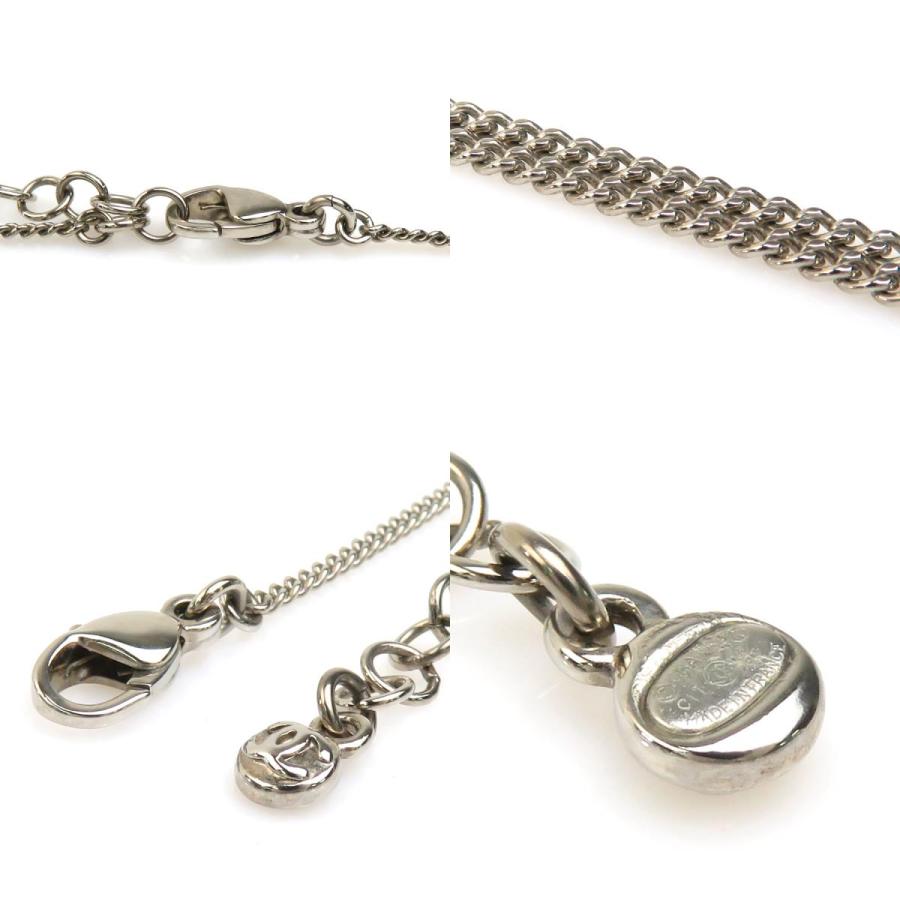 CHANEL シャネル ネックレス ココマーク メタル/ラインストーン