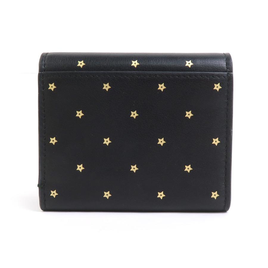 クリスチャンディオール Christian Dior 三つ折り財布 レザー