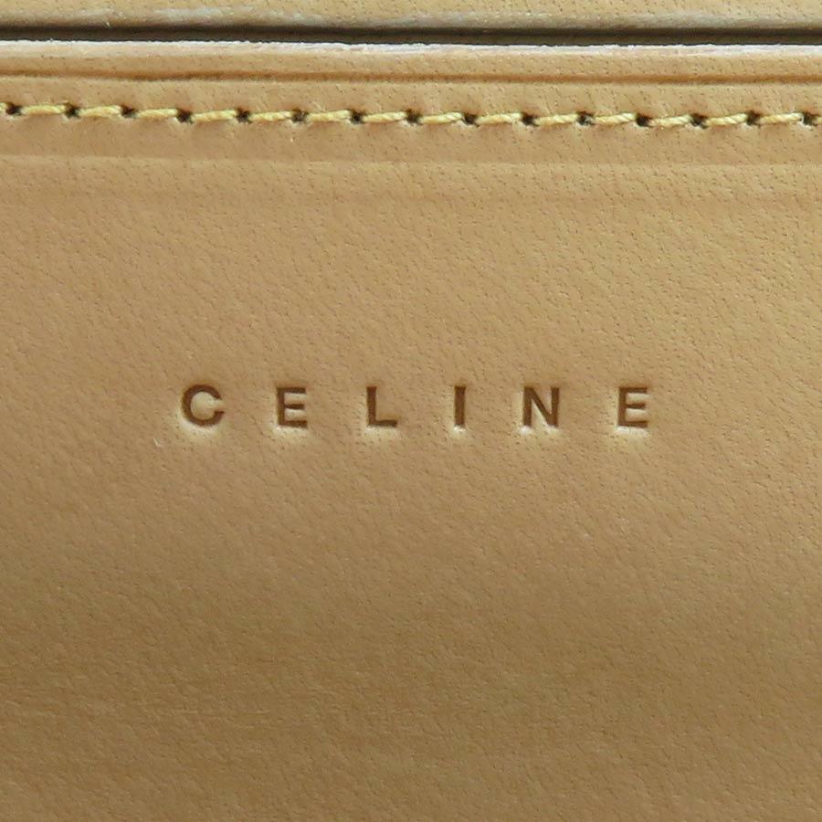 CELINE（セリーヌ） 長財布 スエード オレンジベージュ : ブランド