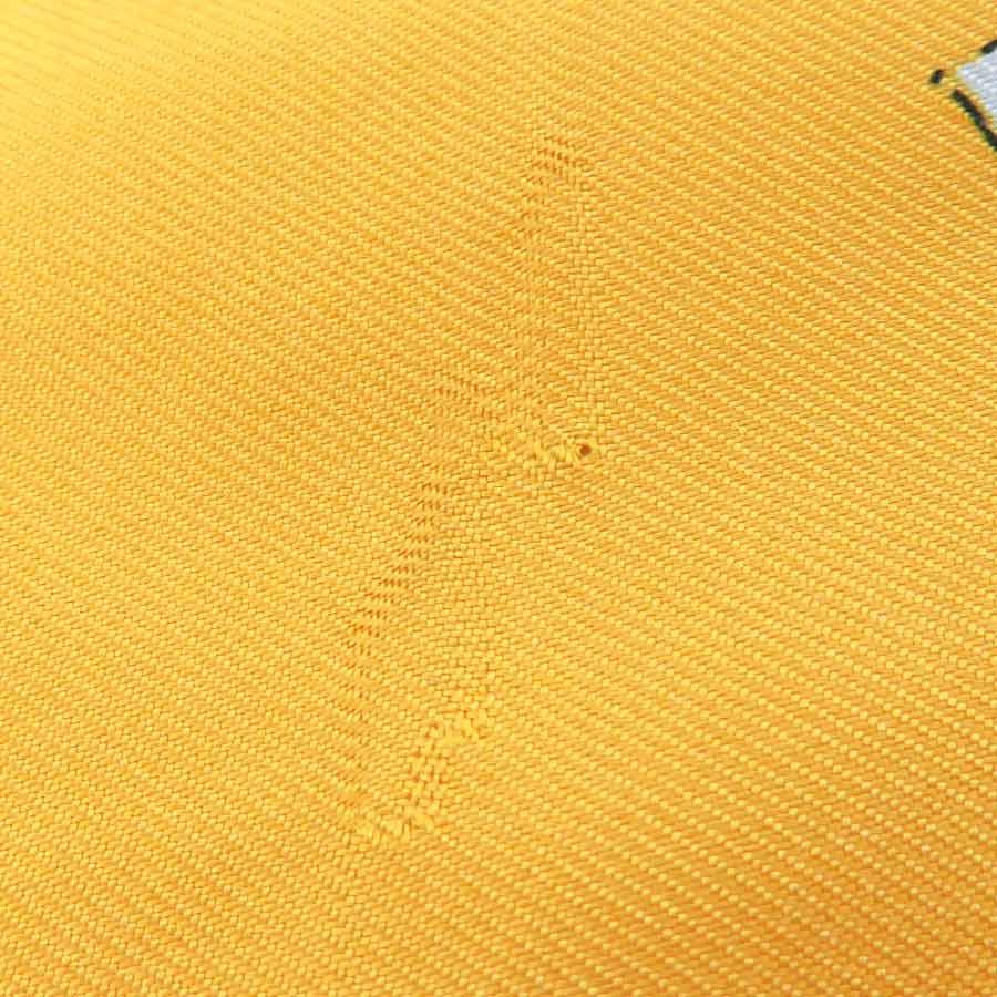 HERMES エルメス スカーフ カレ90 シルク イエロー/マルチカラー