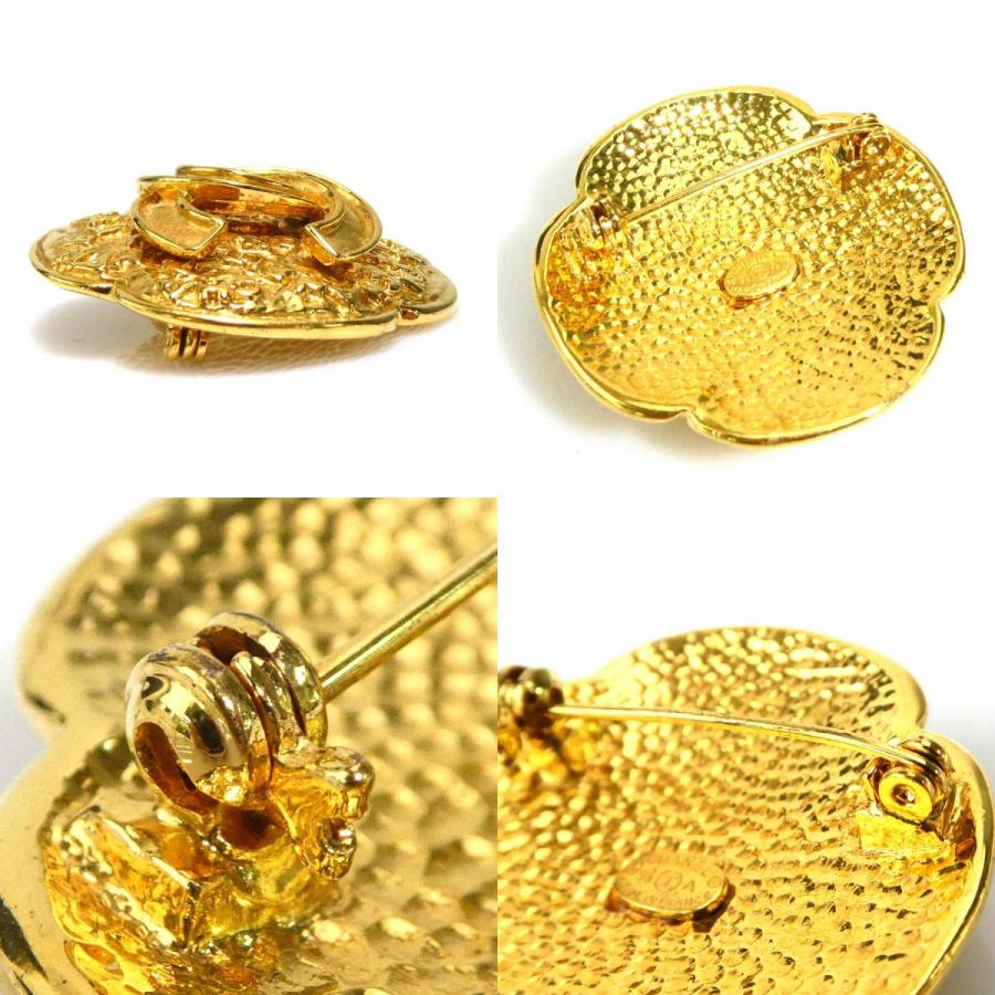 CHANEL シャネル ブローチ ココマーク メタル ゴールド : ブランド  