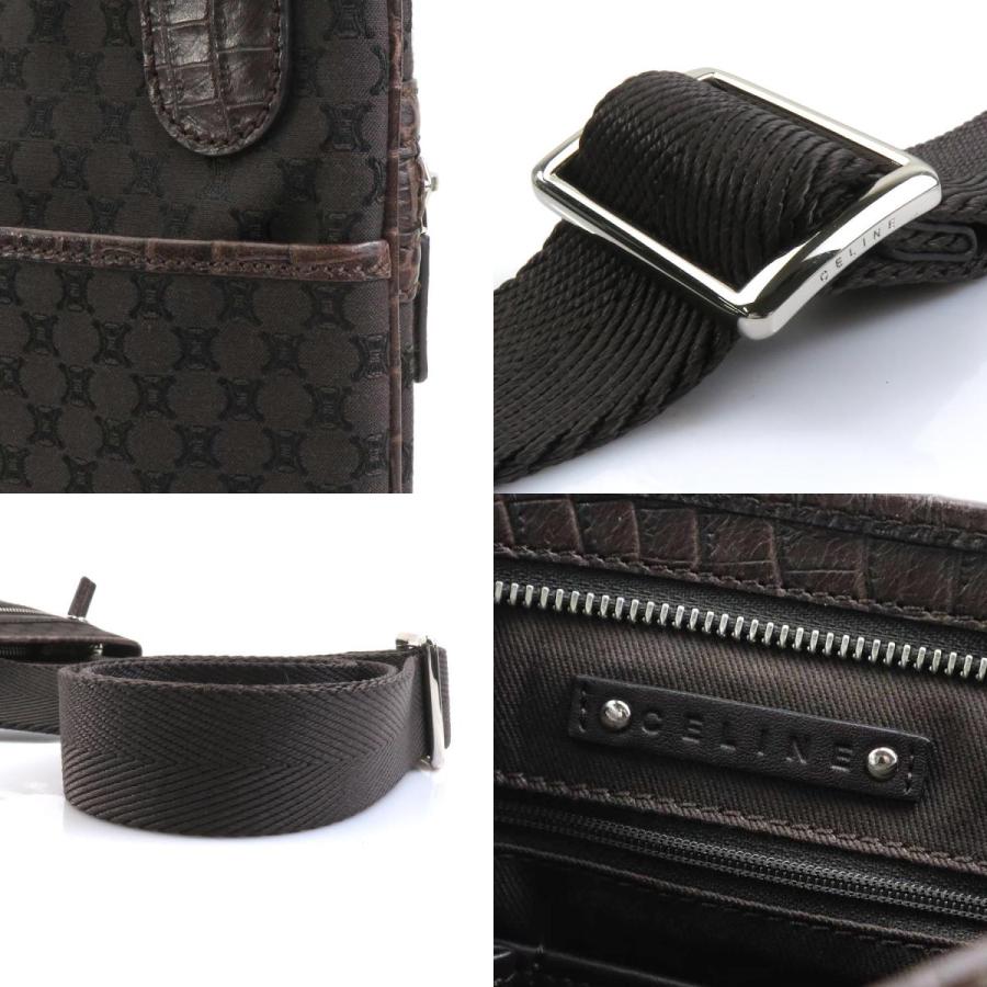 CELINE（セリーヌ） 斜め掛けショルダーバッグ マカダム キャンバス/型