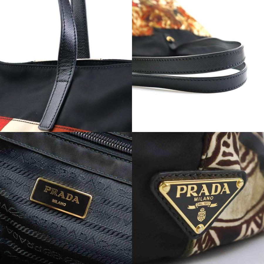 美品　プラダ　ナイロン　レザー　本革　トートバッグ　ショルダーバッグ　黒 楽天市場】【バッグ】PRADA プラダ ナイロン レザー トート
