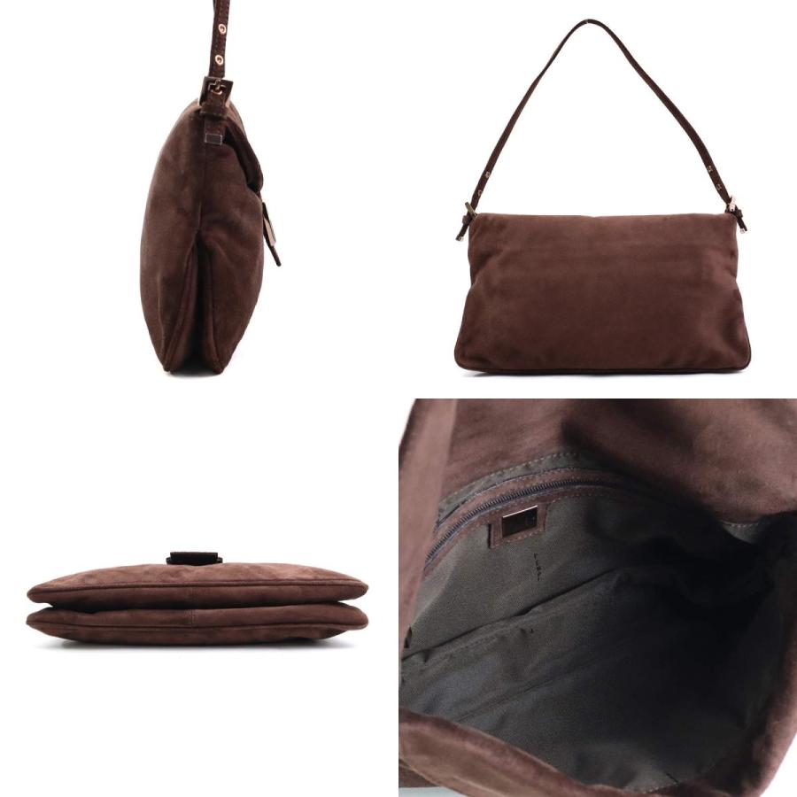 Fendi ブラウン スエード ショルダーバッグ FENDI フェンディ ショルダーバッグ スエード ブラウン : ブランド