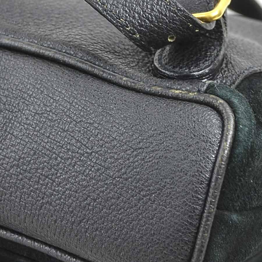 GUCCI（グッチ） リュック バンブー スエード/レザー ブラック