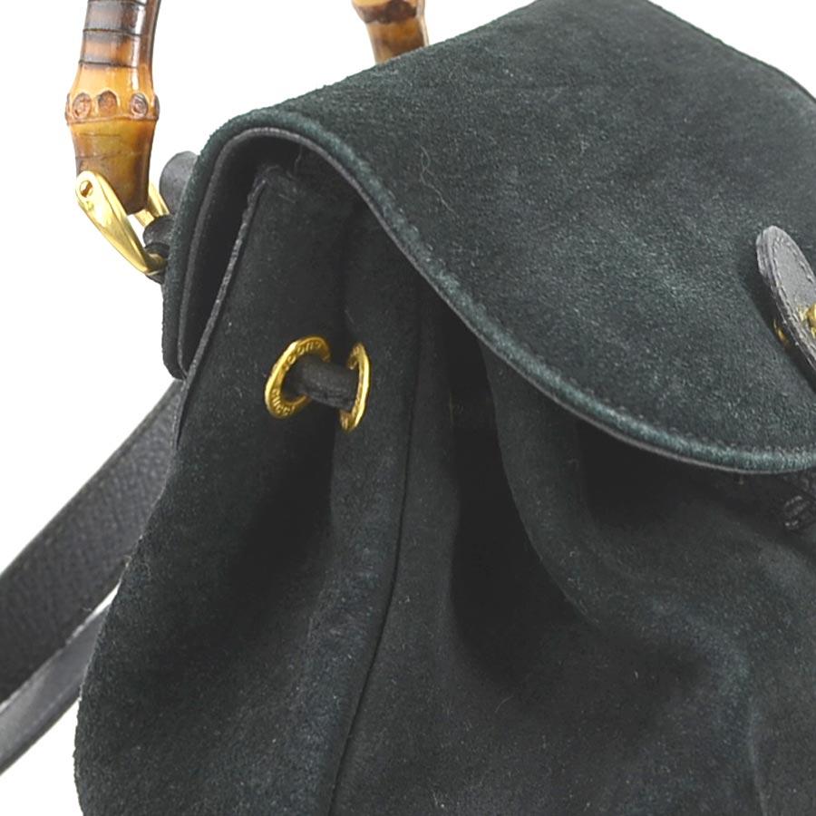GUCCI（グッチ） リュック バンブー スエード/レザー ブラック