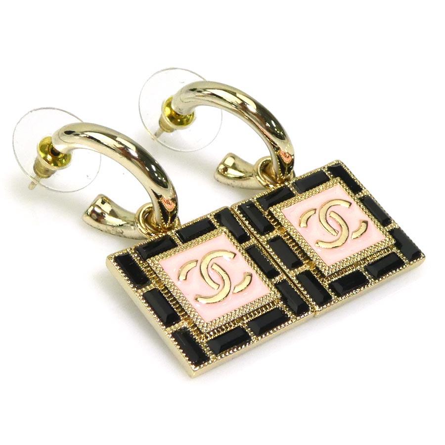 CHANEL（シャネル） ピアス ココマーク メタル/エナメル ゴールド 