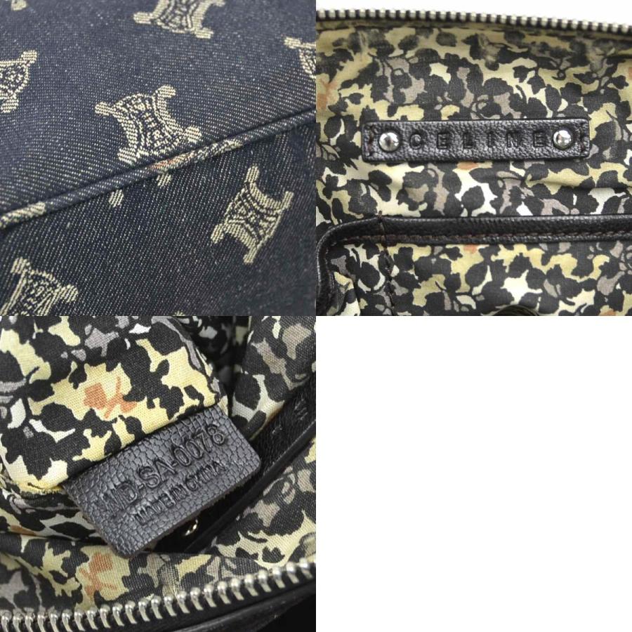 CELINE（セリーヌ） ショルダーバッグ デニム インディゴブルー