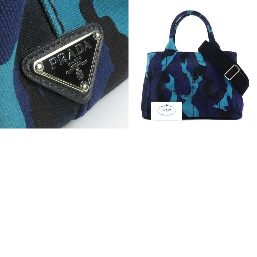 PRADA（プラダ） ハンドバッグ ショルダーバッグ カナパ キャンバス