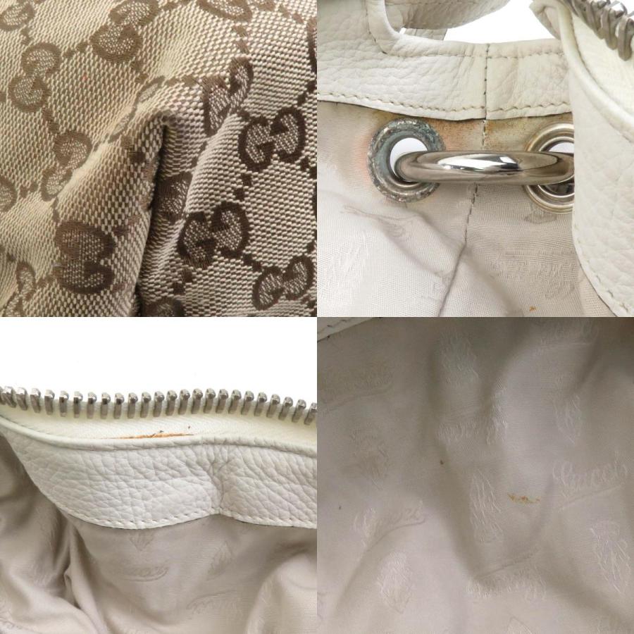 Gucci 】GGパターン ショルダーバッグオフホワイト