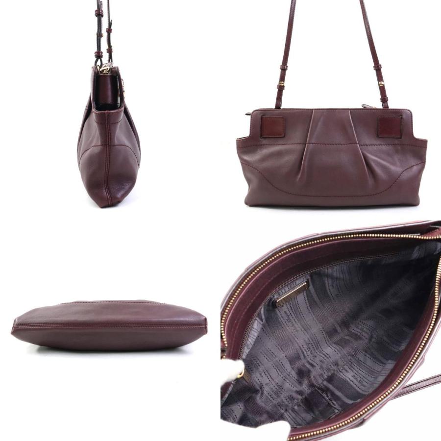美品✨サルバトーレフェラガモ ガンチーニ ショルダーバッグ レザー 斜め掛け サルヴァトーレフェラガモ Salvatore Ferragamo ショルダーバッグ
