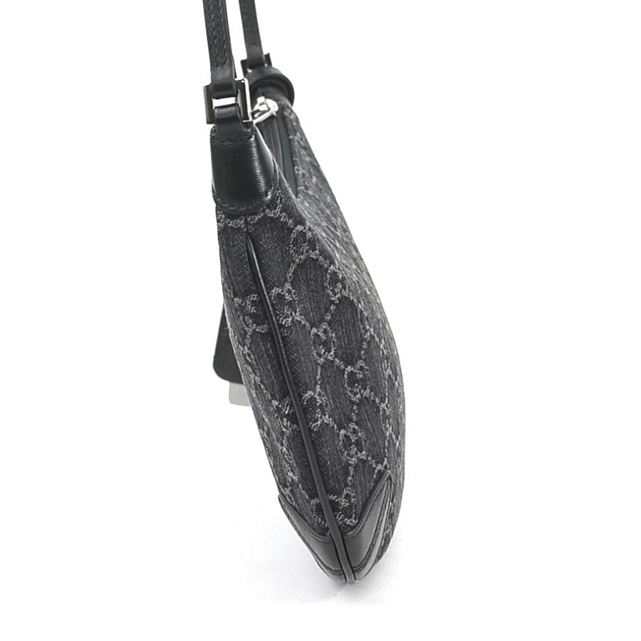 GUCCI グッチ ショルダーバッグ GGデニム ホースビット スリム