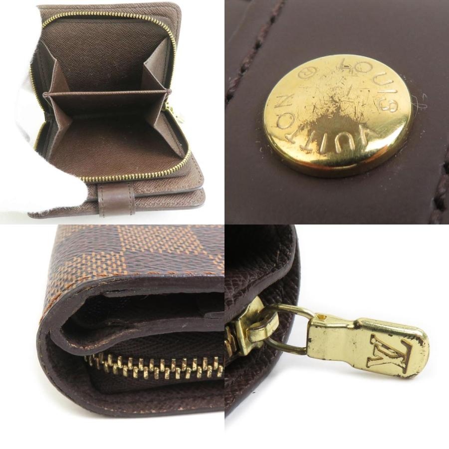 LOUIS VUITTON ルイ ヴィトン 二つ折り財布 ダミエ コンパクト