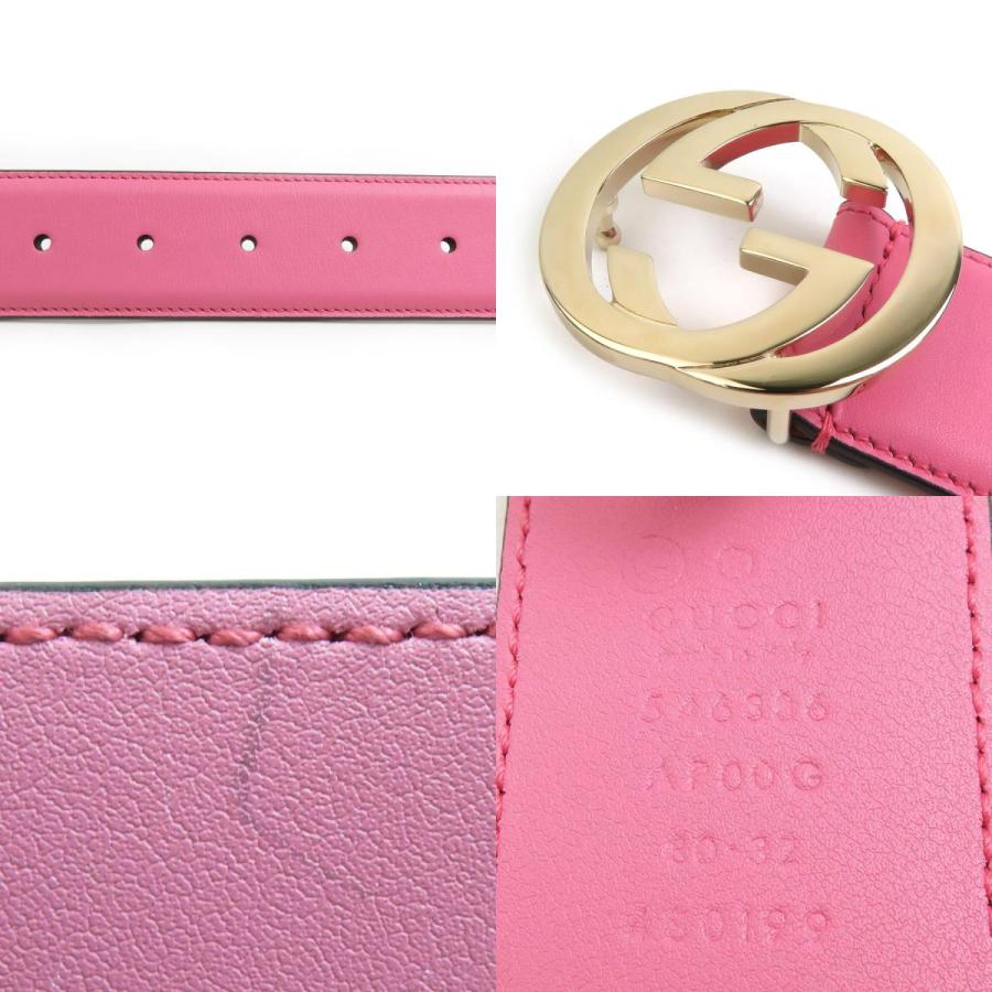 おすすめ❗️グッチ　ベルト　インターロッキング　GG　シマライン　レザー GUCCI（グッチ） ベルト GGレザー グッチシマ インターロッキングG