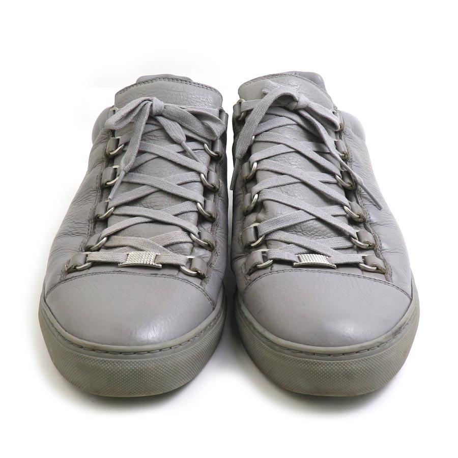 BALENCIAGA（バレンシアガ） スニーカー レザー グレー : ブランド