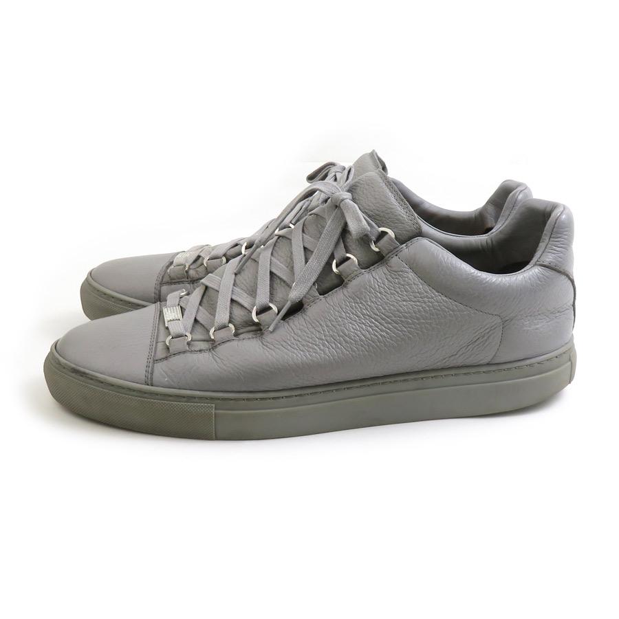BALENCIAGA（バレンシアガ） スニーカー レザー グレー : ブランド