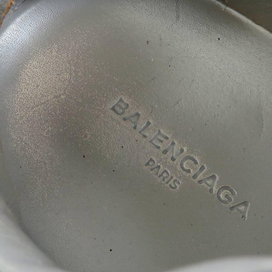 BALENCIAGA（バレンシアガ） スニーカー レザー グレー : ブランド