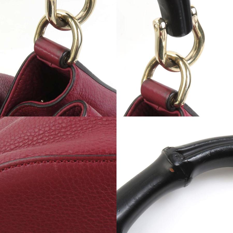 GUCCI（グッチ） ハンドバッグ ショルダーバッグ バンブー レザー