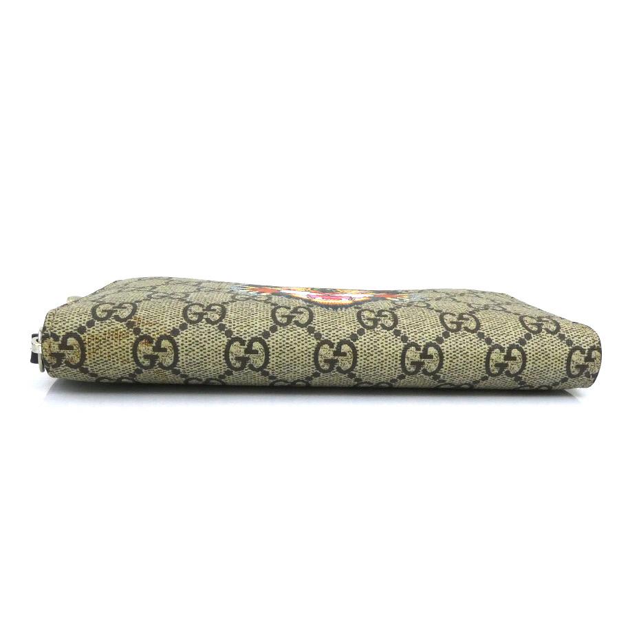 美品‼️ グッチ　GUCCI 長財布　GGスプリーム　ラウンドファスナー GUCCI（グッチ） 財布 ラウンドファスナー長財布 レディース メンズ GG