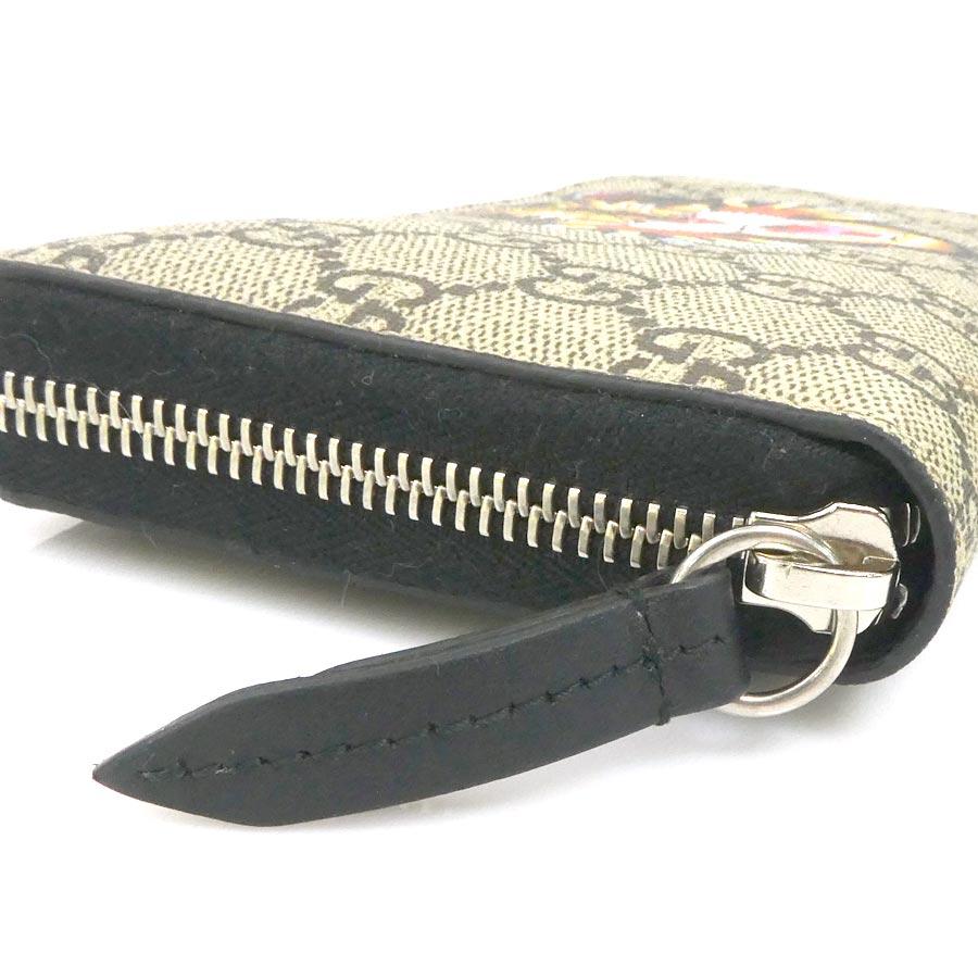 GUCCI（グッチ） ラウンドファスナー長財布 GGスプリームキャンバス