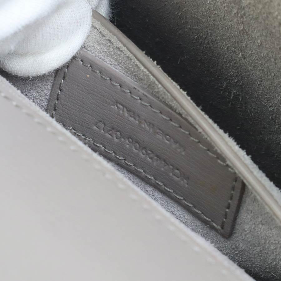 サンローラン SAINT LAURENT ショルダーバッグ レザー/メタル グレー