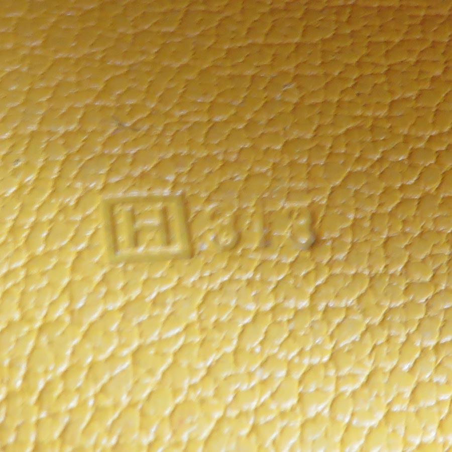 エルメス HERMES 手帳カバー レザー オレンジ/イエロー_10