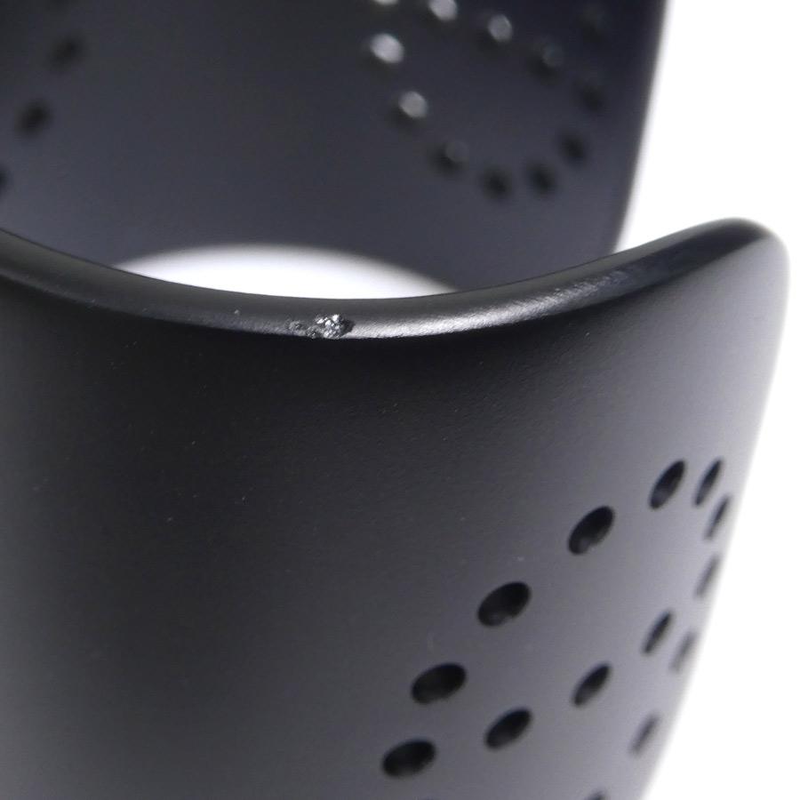 エルメス ブラック Hロゴ バングル 黒 HERMES（エルメス） バングル ブレスレット Hロゴ/アルミニウム