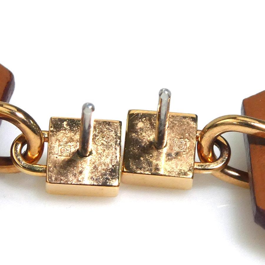 HERMES ピアス アス・ドゥ・クール HERMES（エルメス） ピアス アス ドゥ クール メタル/スイフト ピンク