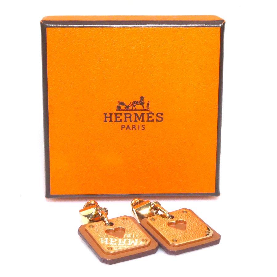 HERMES ピアス アス・ドゥ・クール HERMES（エルメス） ピアス アス ドゥ クール メタル/スイフト ピンク