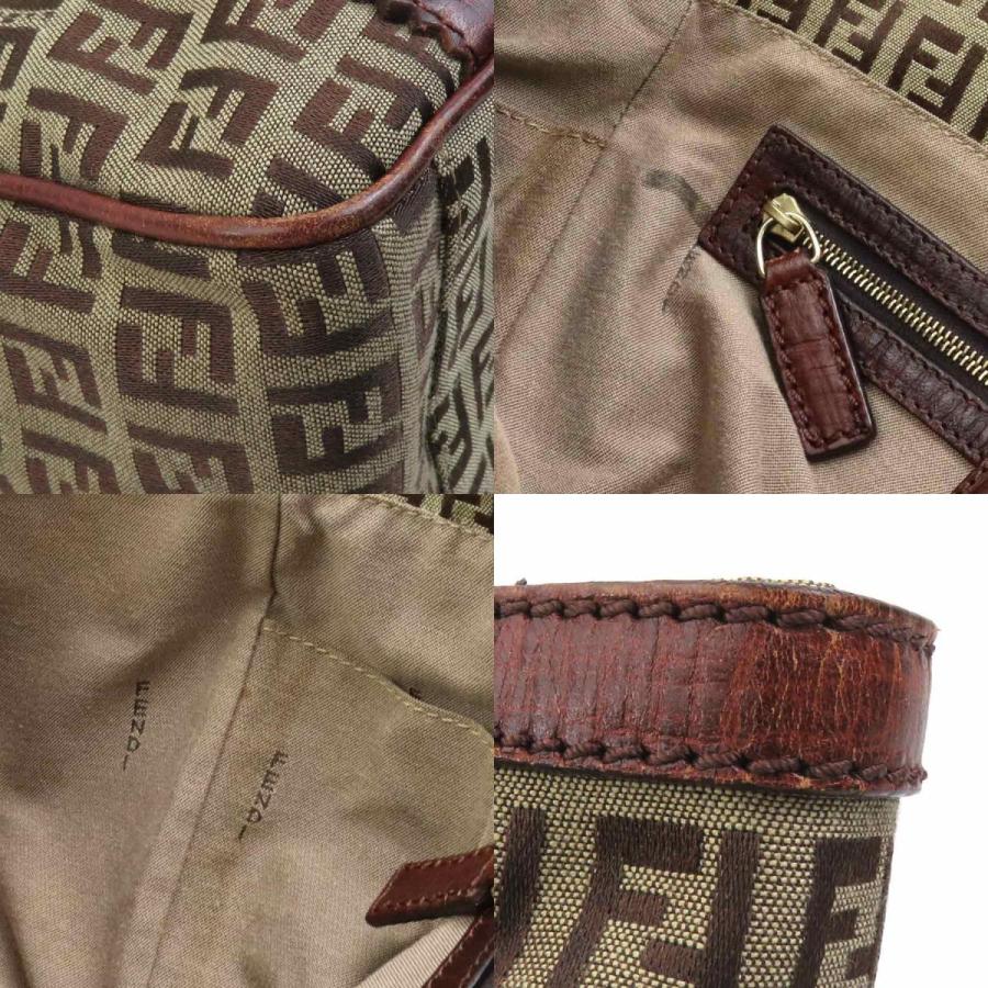 フェンディ　ズッキーノ　キャンバス　ワンショルダー　ブラウン フェンディ ズッキーノ キャンバス ワンショルダー ブラウン FENDI