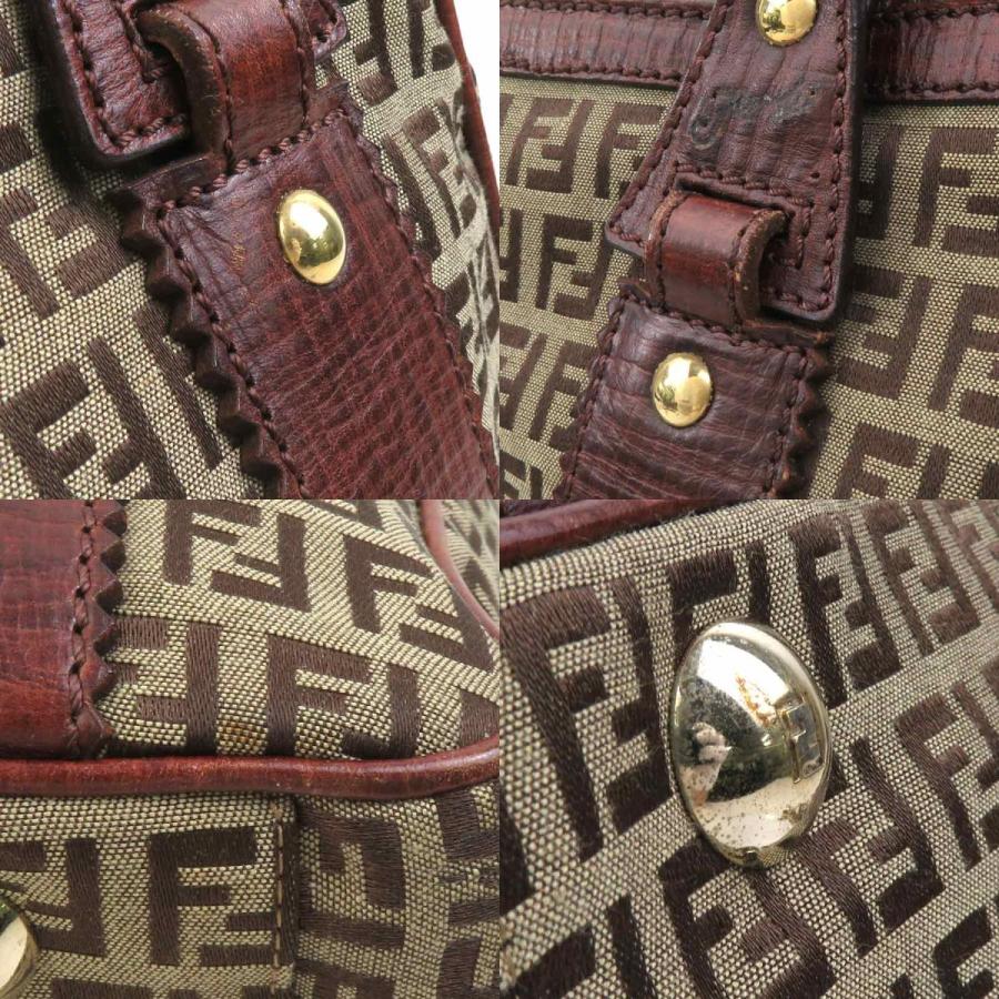 FENDI（フェンディ） ショルダーバッグ ズッキーノ キャンバス/レザー