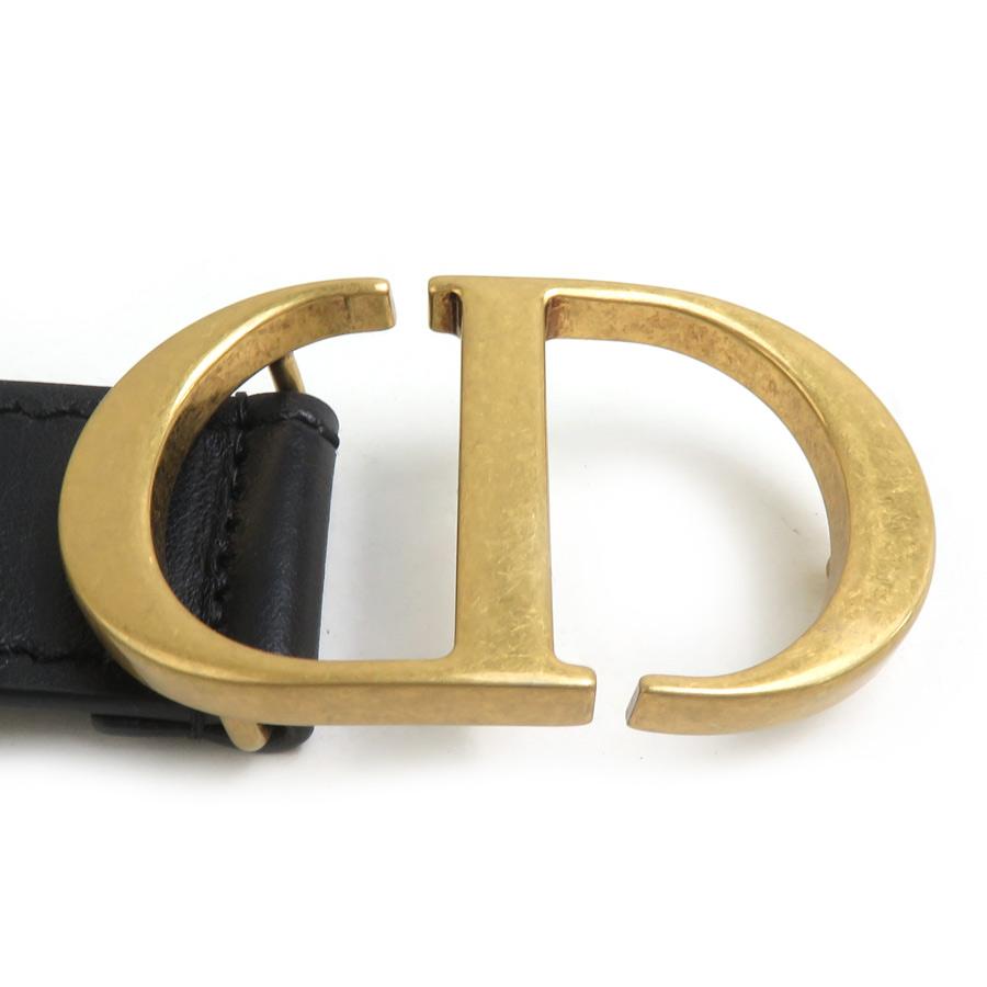 クリスチャンディオール Christian Dior ベルト ベロア/レザー