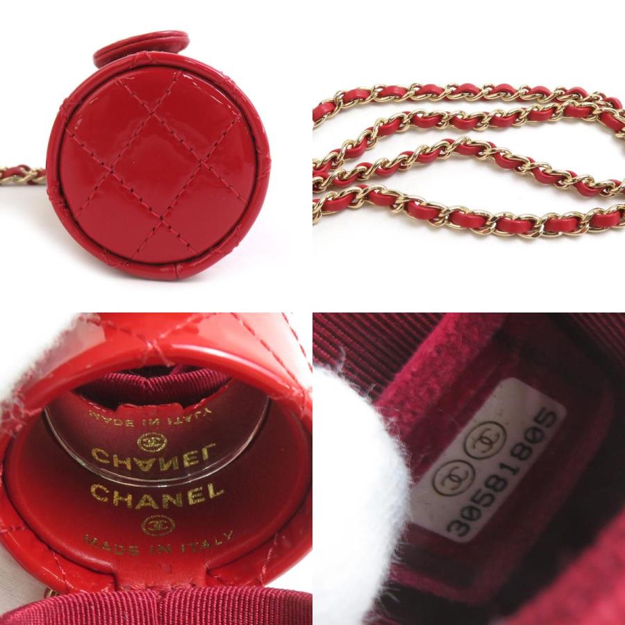 CHANEL（シャネル） ネックレス リップケース パテントレザー/メタル