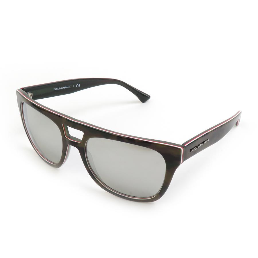 【極美品】ドルチェアンドガッパーナ　DG　メッセンジャー　迷彩　カモフラ　ロゴ ドルチェアンドガッバーナ DOLCE&GABBANA サングラス カモフラージュ