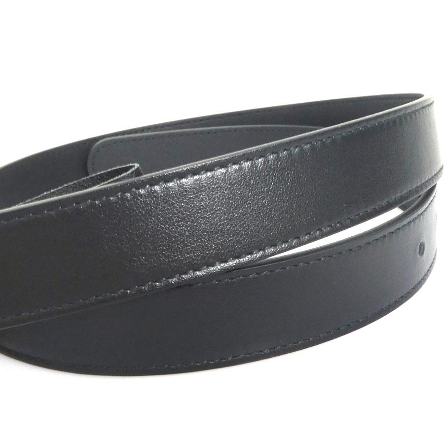 GUCCI グッチ ベルト レザー/メタル ブラック/ゴールド