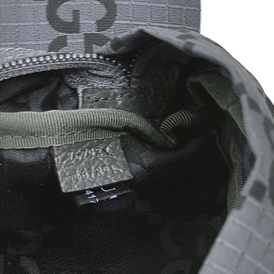 GUCCI（グッチ） ボディバッグ ベルトバッグ ナイロン/レザー グレー