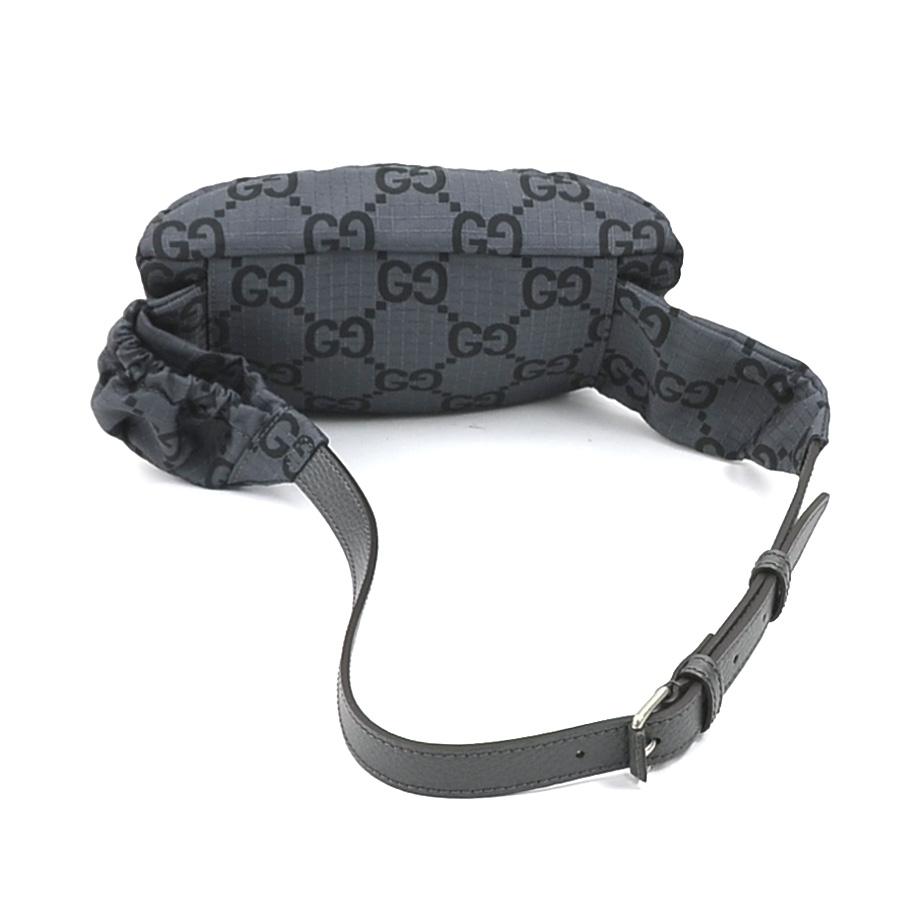 グッチ ベルトバッグ バムバッグ ボディーバッグ GUCCI（グッチ） ボディバッグ ベルトバッグ ナイロン/レザー グレー