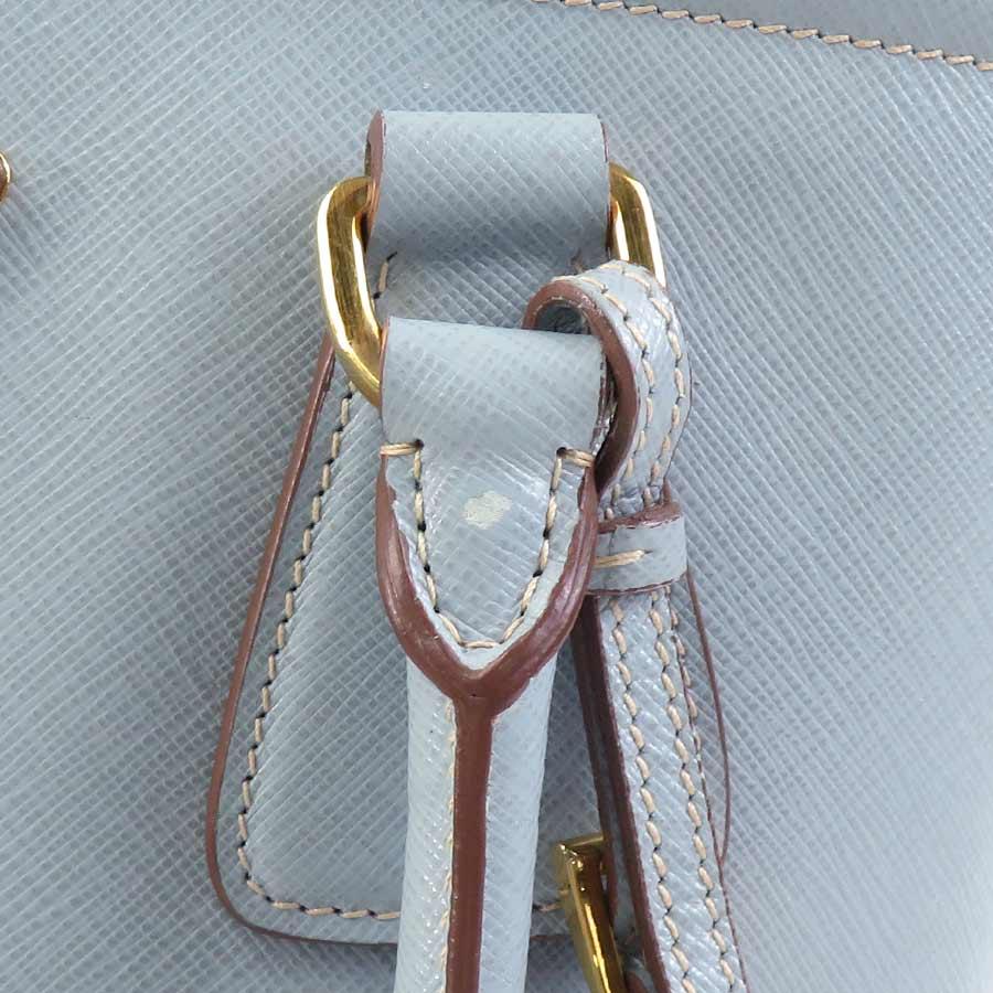 PRADA（プラダ） ハンドバッグ ショルダーバッグ レザー ライトブルー